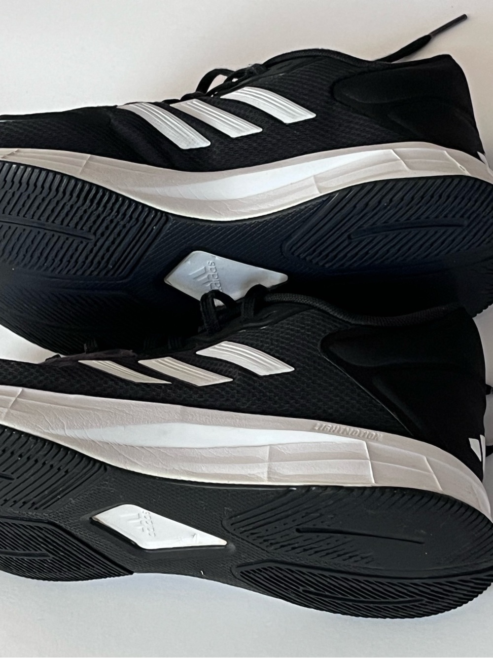 adidas Black and White Men's Athletic Training Shoes